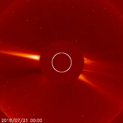 Image of solar wind