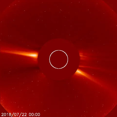 Image of solar wind