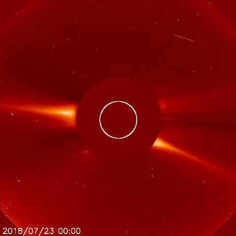 Image of solar wind