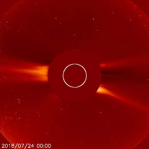 Image of solar wind