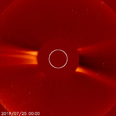 Image of solar wind