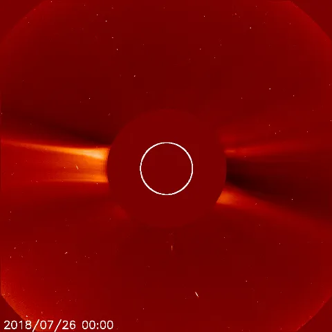 Image of solar wind