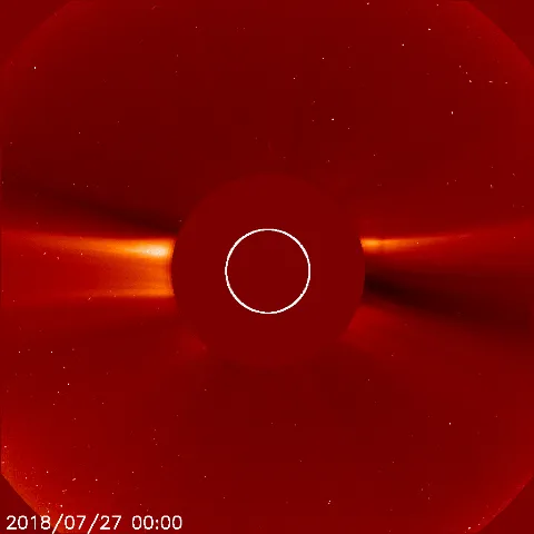 Image of solar wind