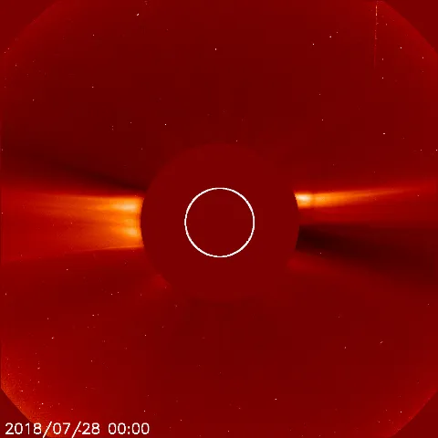 Image of solar wind