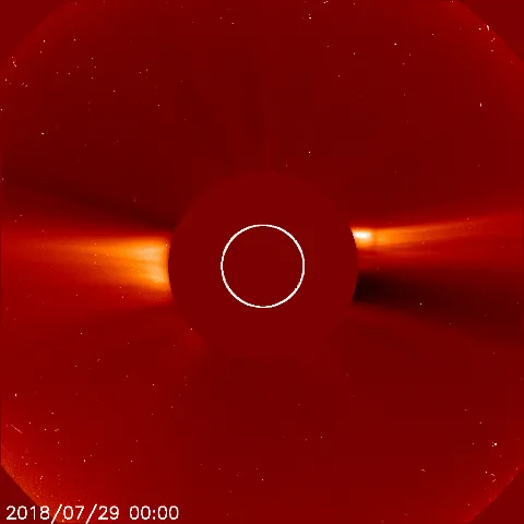 Image of solar wind