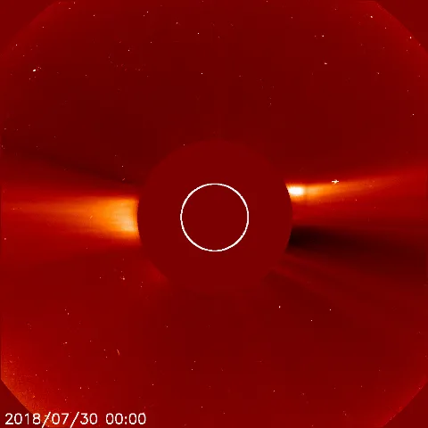 Image of solar wind