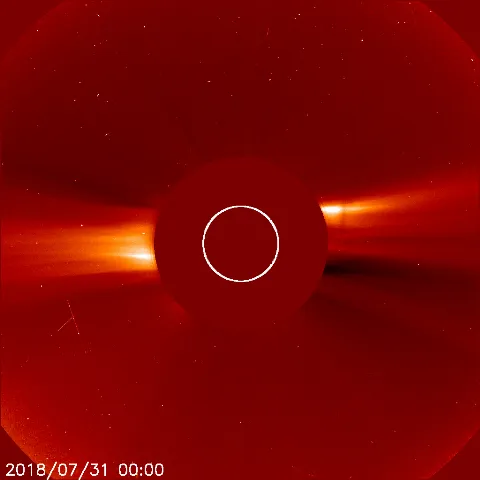 Image of solar wind