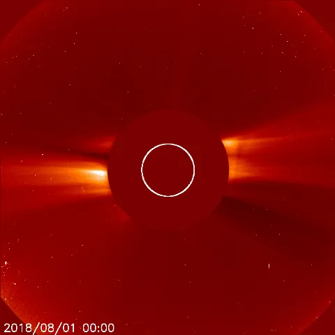 Image of solar wind