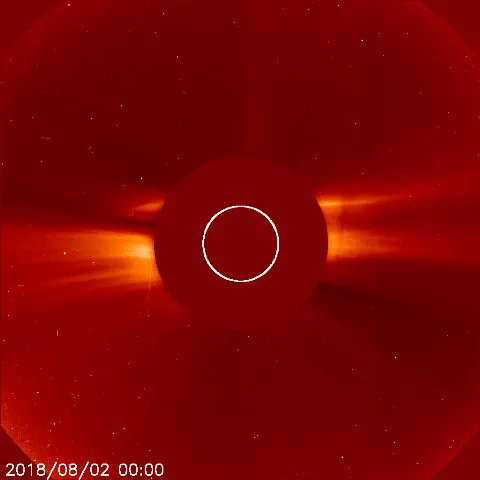 Image of solar wind