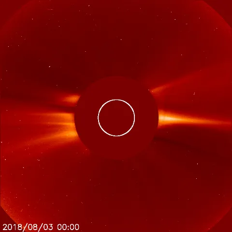 Image of solar wind