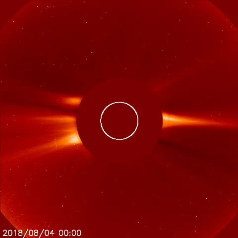 Image of solar wind