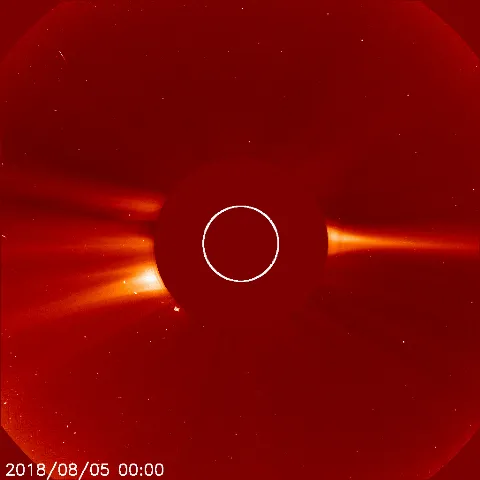 Image of solar wind