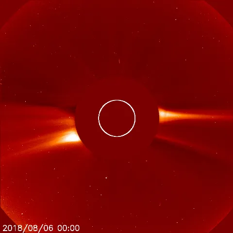 Image of solar wind