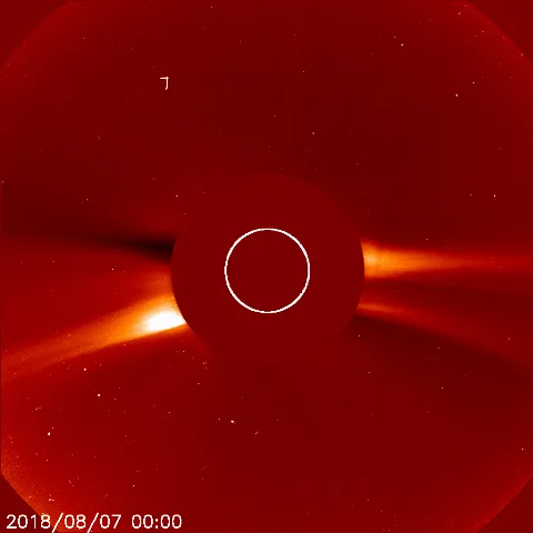 Image of solar wind