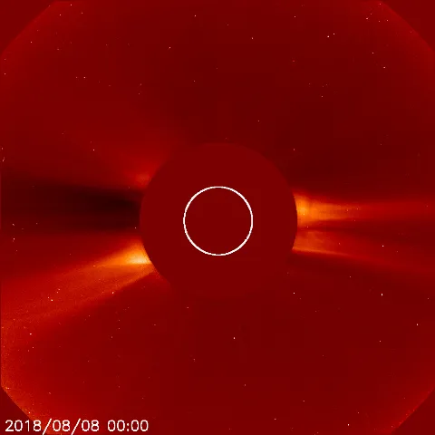 Image of solar wind