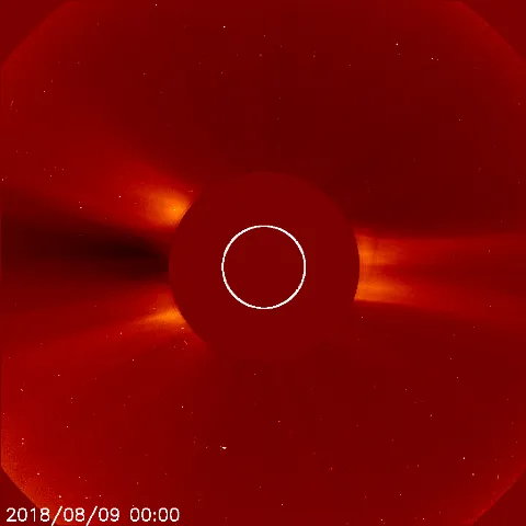 Image of solar wind