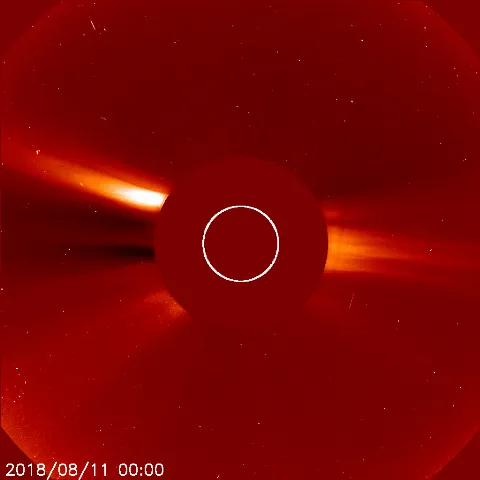 Image of solar wind