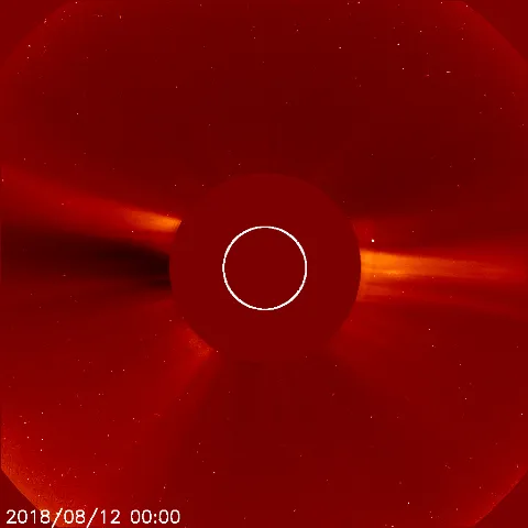 Image of solar wind