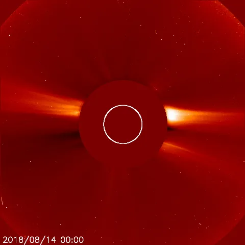 Image of solar wind