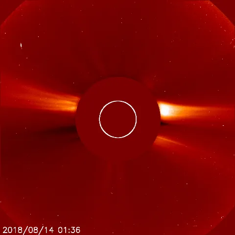 Image of solar wind