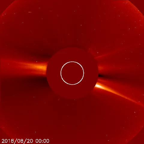 Image of solar wind