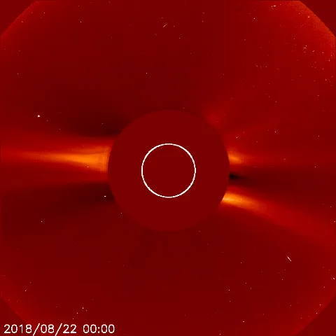 Image of solar wind