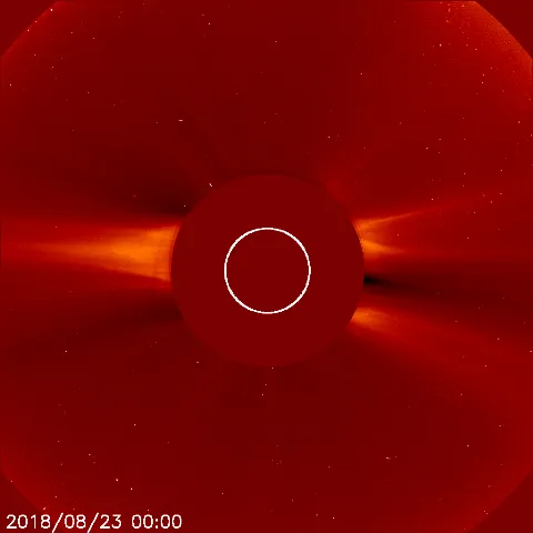 Image of solar wind