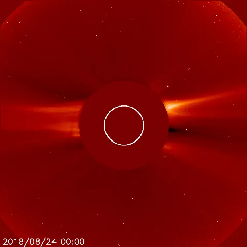 Image of solar wind