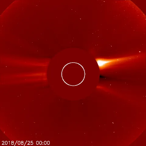 Image of solar wind