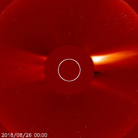 Image of solar wind