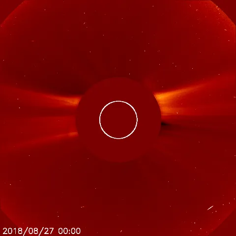 Image of solar wind