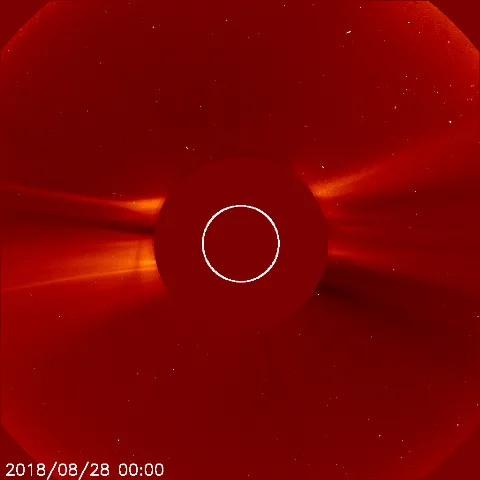 Image of solar wind