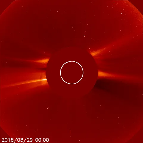 Image of solar wind