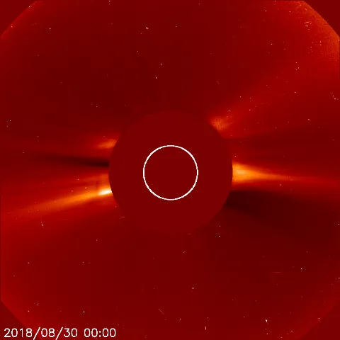 Image of solar wind