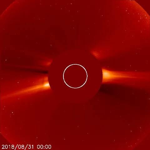 Image of solar wind