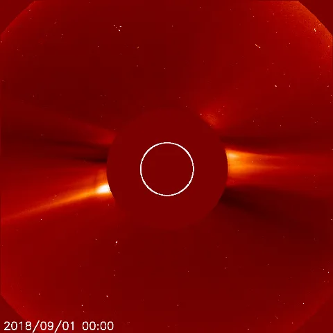 Image of solar wind