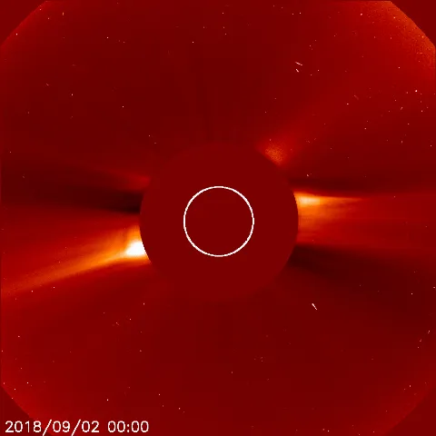 Image of solar wind