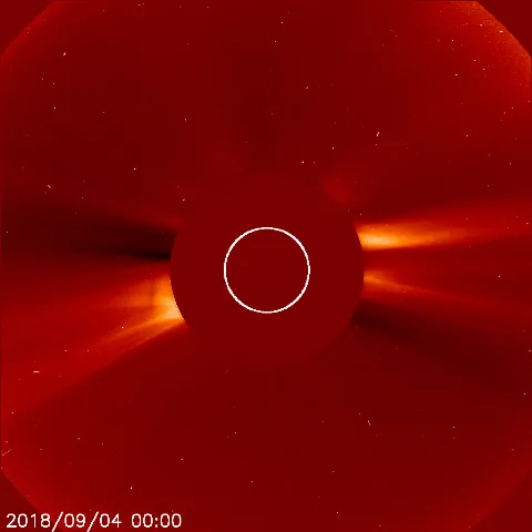 Image of solar wind