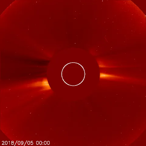 Image of solar wind