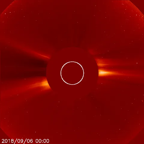 Image of solar wind