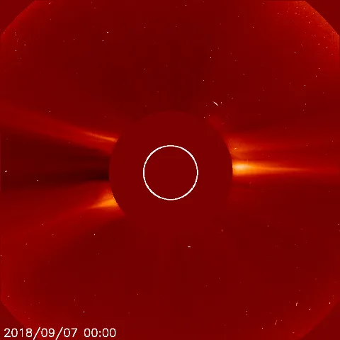 Image of solar wind