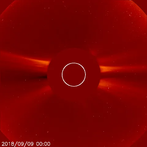 Image of solar wind