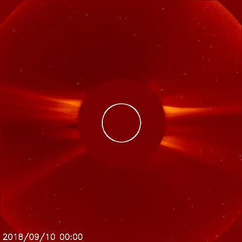 Image of solar wind