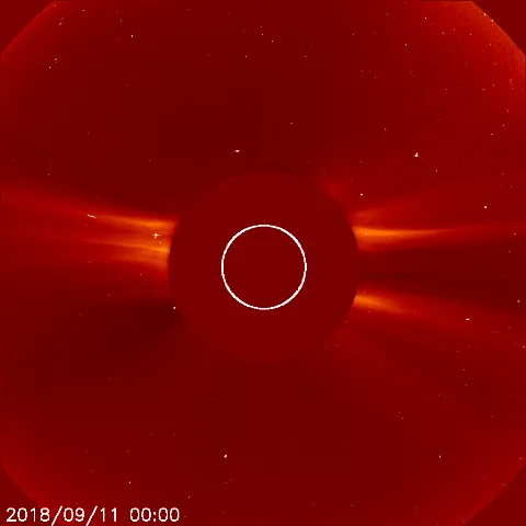 Image of solar wind