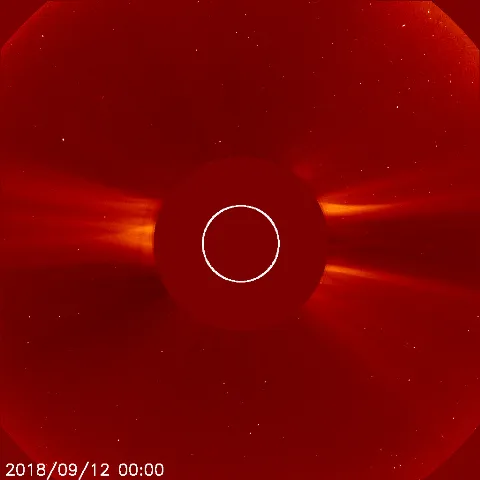 Image of solar wind