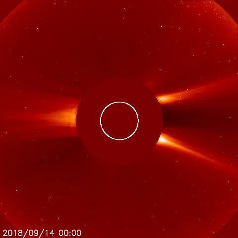 Image of solar wind