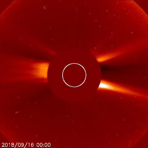 Image of solar wind