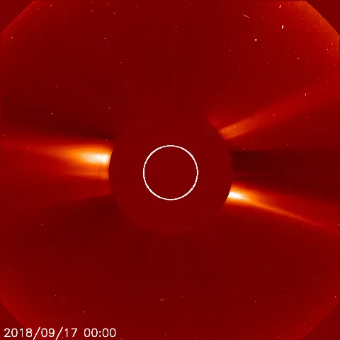 Image of solar wind