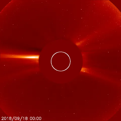 Image of solar wind