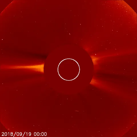 Image of solar wind